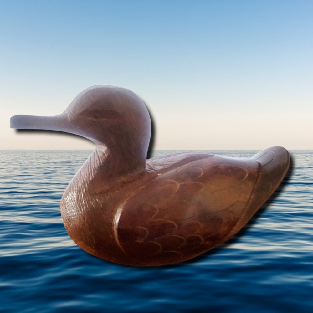 SOLD😁Mallard Ducks Vintage Pair Carved  Ironwood - Picture 9 of 12